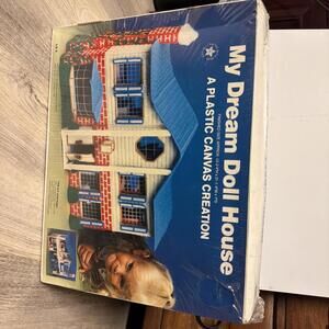 Vintage 1991 Needlecraft Ala Mode My Dream Doll House Kit Sealed LS2 DIY Craft